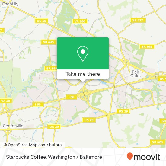 Mapa de Starbucks Coffee