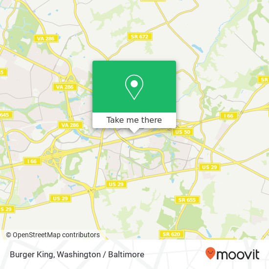 Burger King map