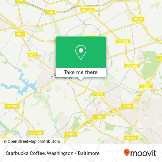 Starbucks Coffee map