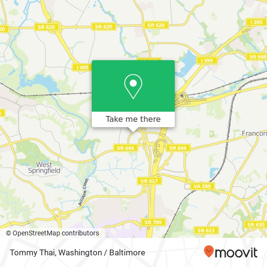 Tommy Thai map