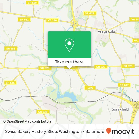 Mapa de Swiss Bakery Pastery Shop