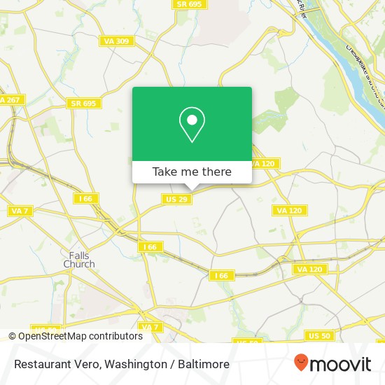 Mapa de Restaurant Vero