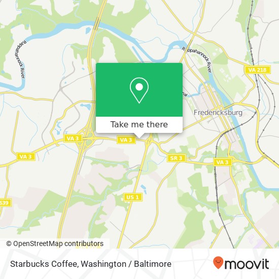 Starbucks Coffee map