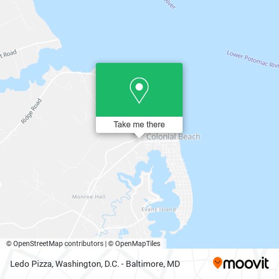 Ledo Pizza map