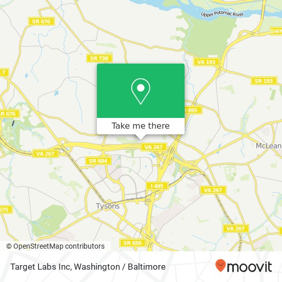 Mapa de Target Labs Inc