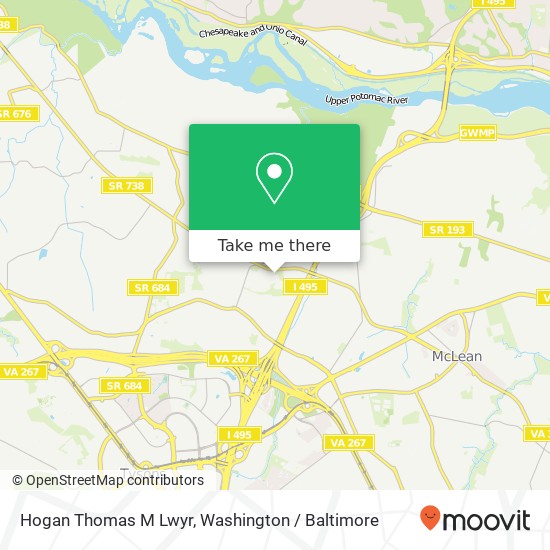 Mapa de Hogan Thomas M Lwyr