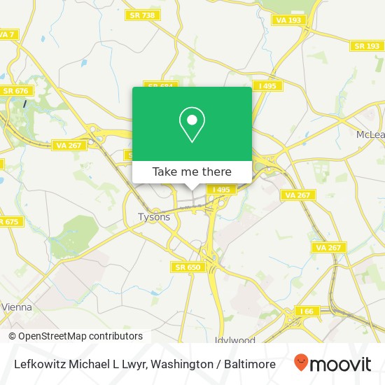 Lefkowitz Michael L Lwyr map