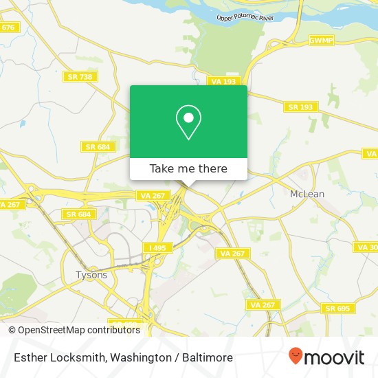 Esther Locksmith map