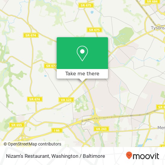 Mapa de Nizam's Restaurant