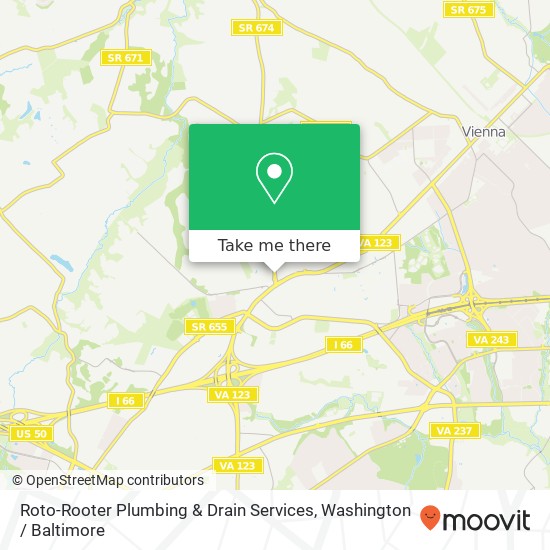 Mapa de Roto-Rooter Plumbing & Drain Services