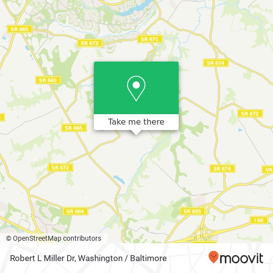 Robert L Miller Dr map