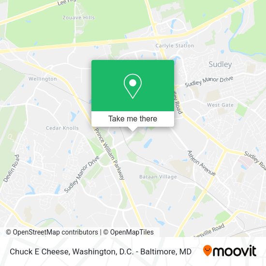 Chuck E Cheese map