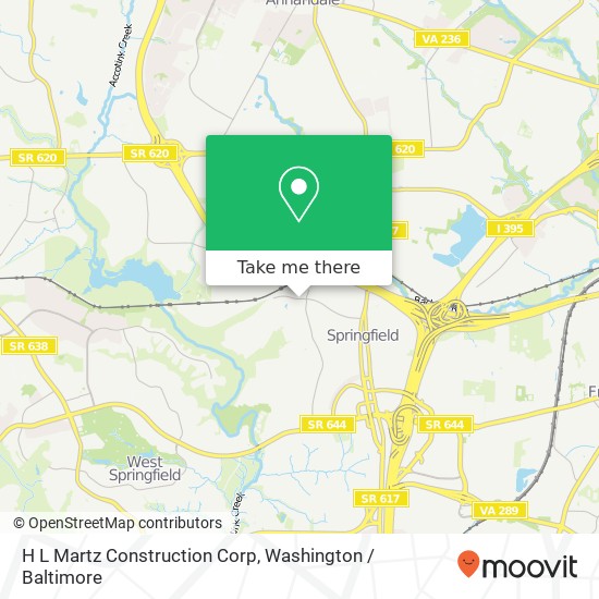 H L Martz Construction Corp map