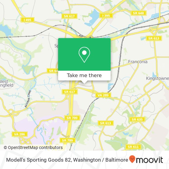 Mapa de Modell's Sporting Goods 82