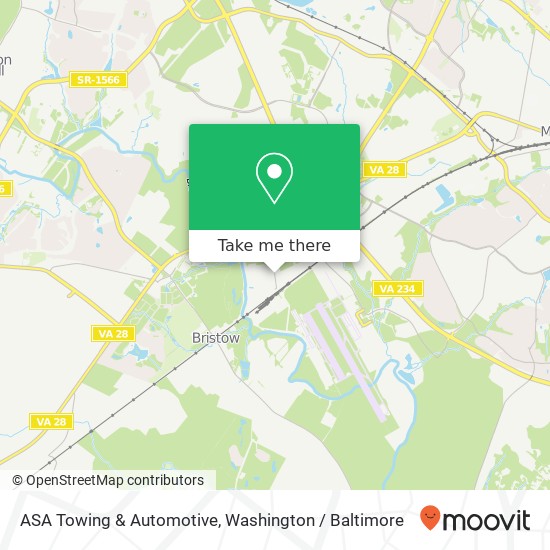 ASA Towing & Automotive map