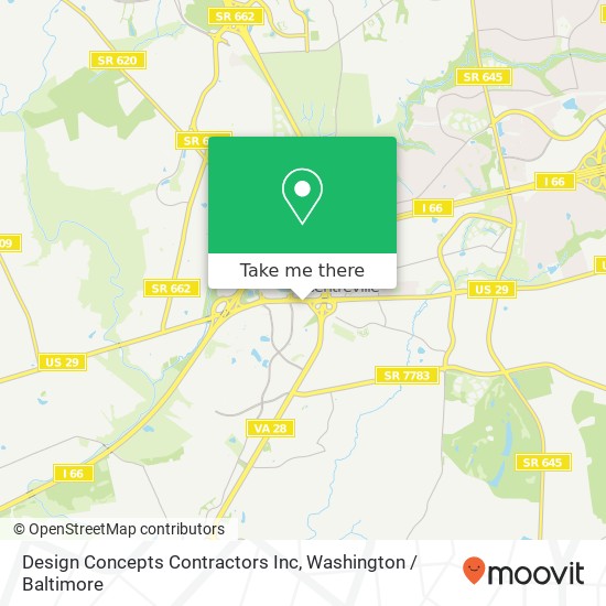 Mapa de Design Concepts Contractors Inc