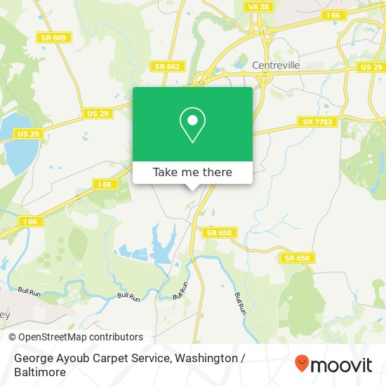 George Ayoub Carpet Service map