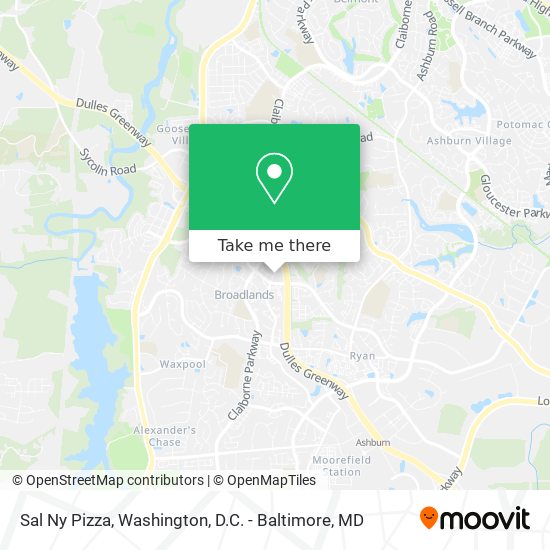 Sal Ny Pizza map