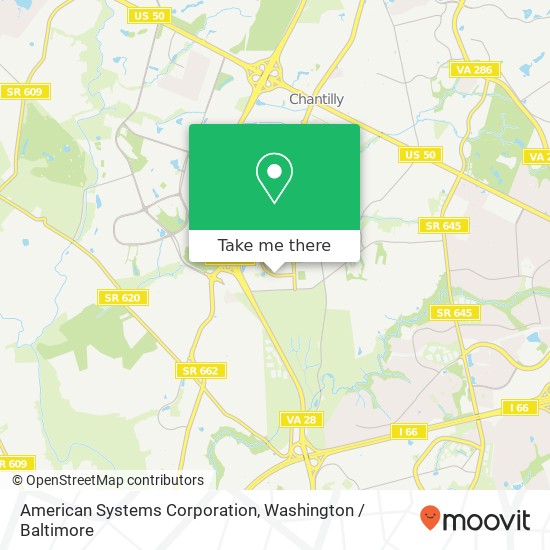 Mapa de American Systems Corporation