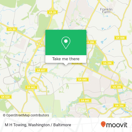 M H Towing map