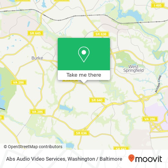 Abs Audio Video Services map