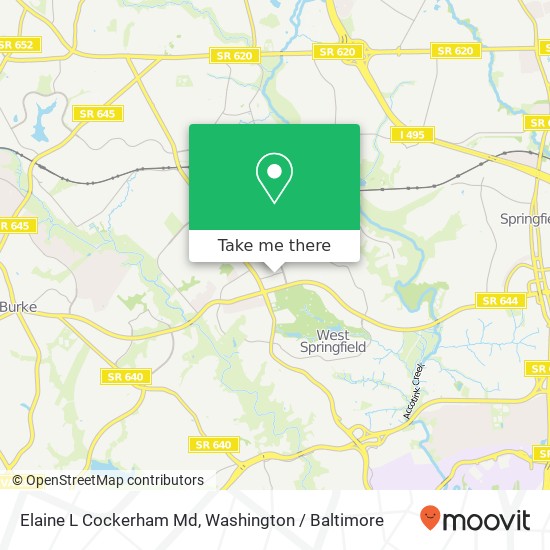 Mapa de Elaine L Cockerham Md