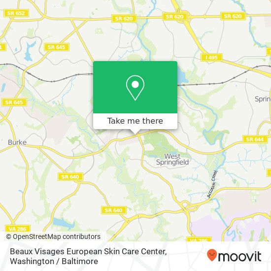 Beaux Visages European Skin Care Center map