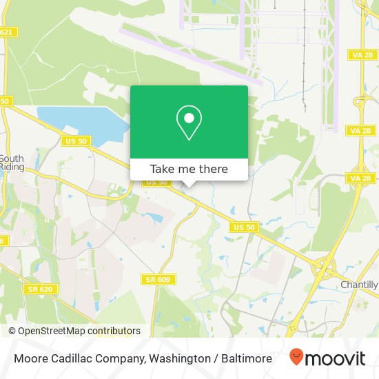 Moore Cadillac Company map