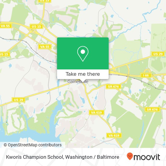 Mapa de Kwon's Champion School