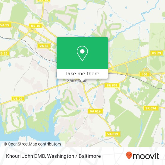 Khouri John DMD map
