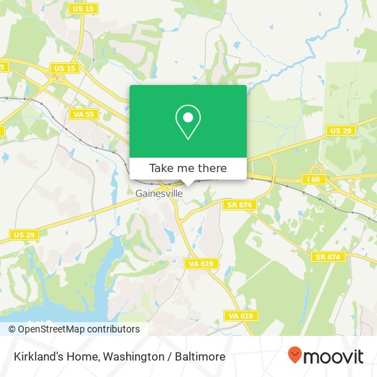 Kirkland's Home map