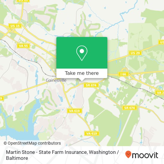 Martin Stone - State Farm Insurance map