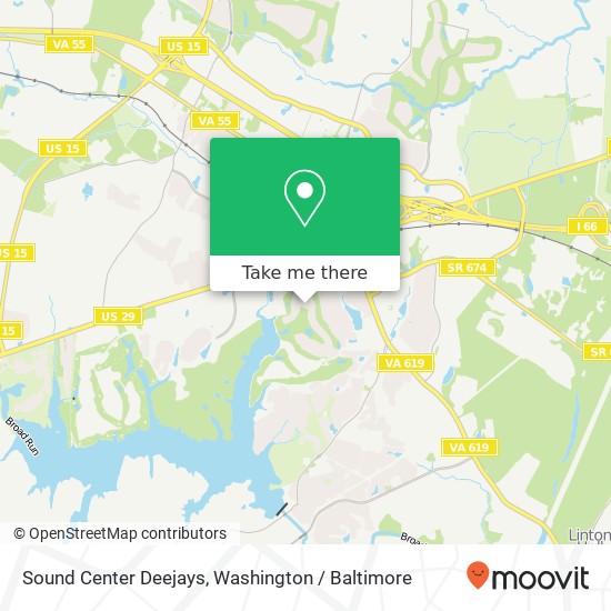 Sound Center Deejays map