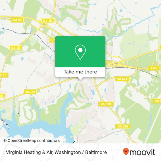 Mapa de Virginia Heating & Air