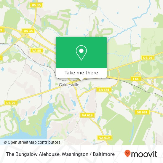 The Bungalow Alehouse map