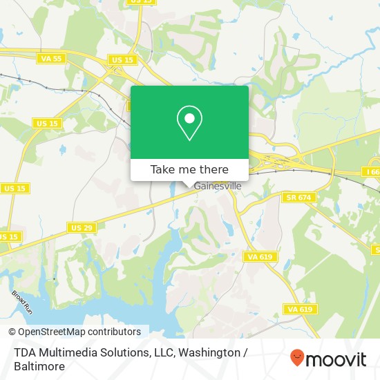 TDA Multimedia Solutions, LLC map