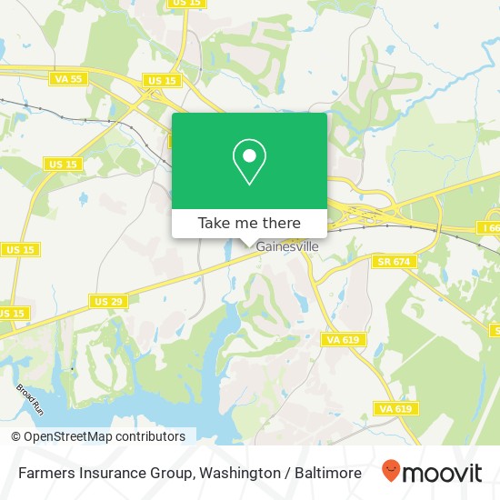 Mapa de Farmers Insurance Group