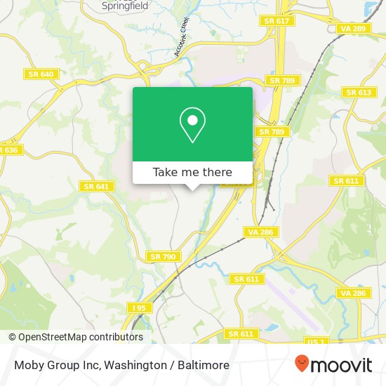 Mapa de Moby Group Inc