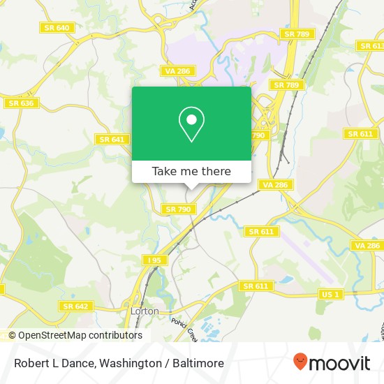 Mapa de Robert L Dance