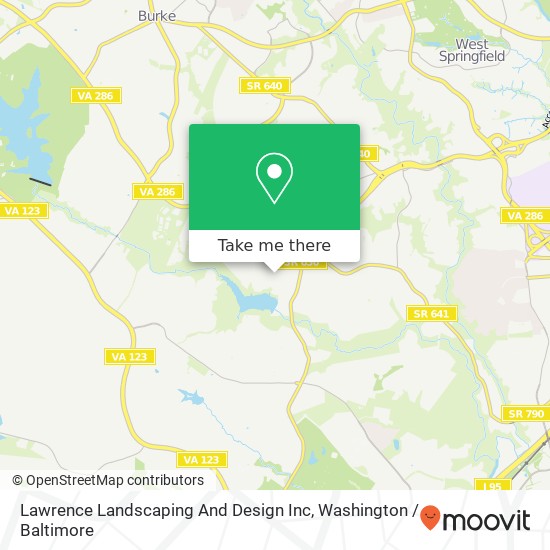 Lawrence Landscaping And Design Inc map