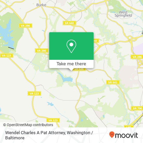 Wendel Charles A Pat Attorney map