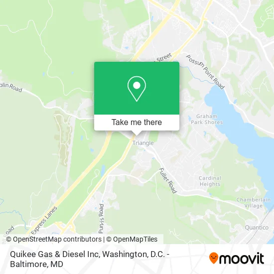 Quikee Gas & Diesel Inc map