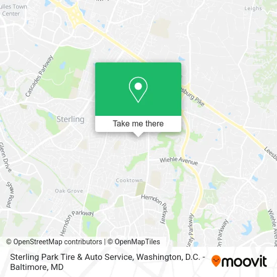 Mapa de Sterling Park Tire & Auto Service