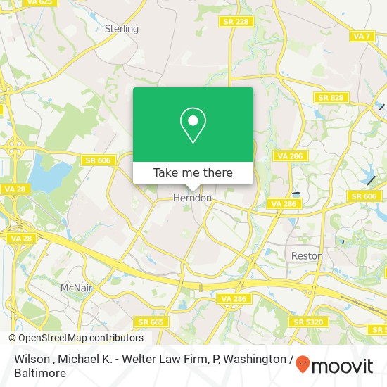 Wilson , Michael K. - Welter Law Firm, P map
