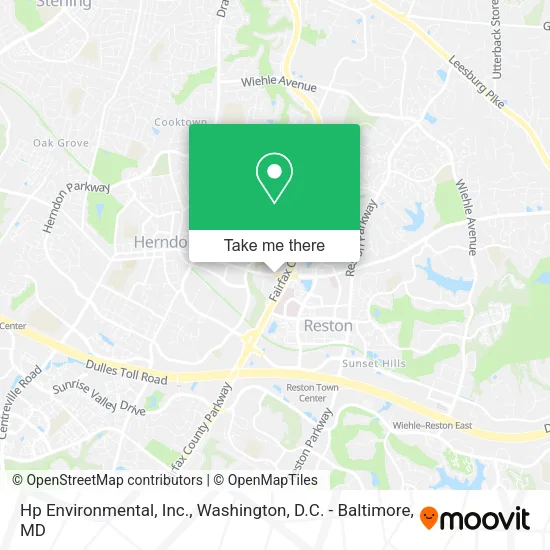 Mapa de Hp Environmental, Inc.
