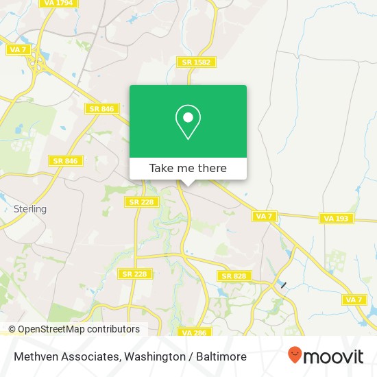 Methven Associates map