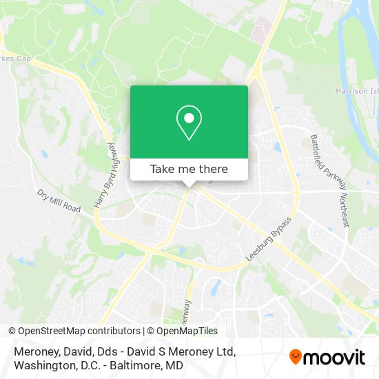 Meroney, David, Dds - David S Meroney Ltd map