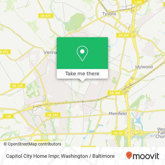Mapa de Capitol City Home Impr