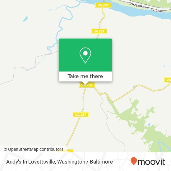 Mapa de Andy's In Lovettsville