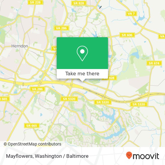 Mayflowers map